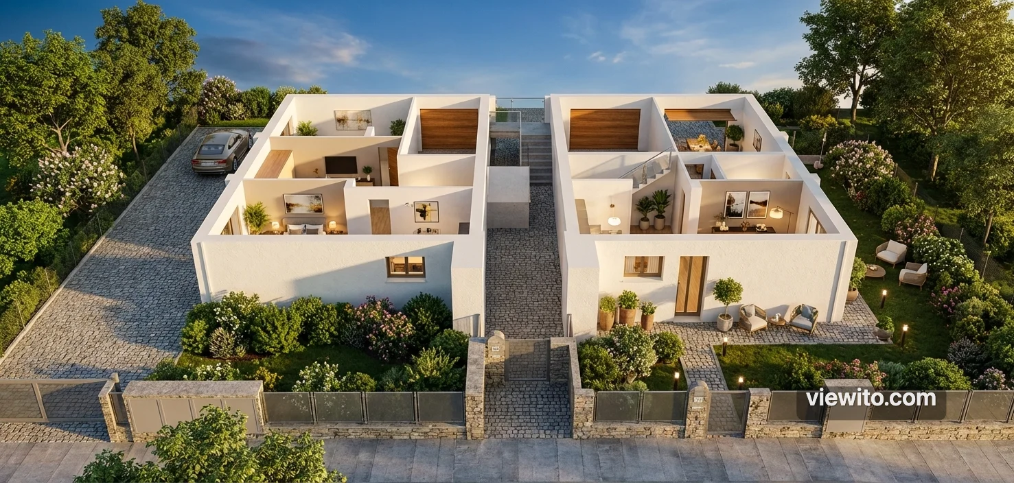 Render IA di un ambiente realizzato con Viewito